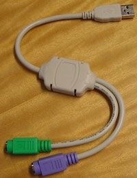 USB - 2X PS2 Female