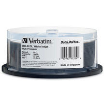 Wide White Inkjet 25pk Spindle