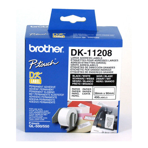 Label 38mmX90mm,400 per roll