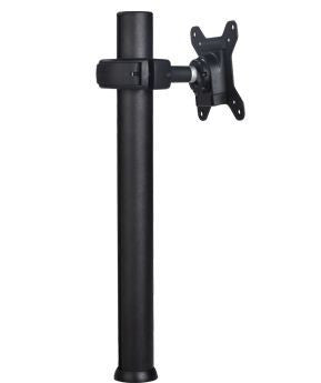 750mm Pole, BLACK, one donut