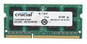 1X 4GB SODIMM 1.35V/ 1.5V