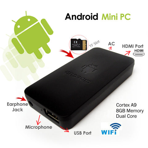 Android,1080P, 1G, 8GB Storage