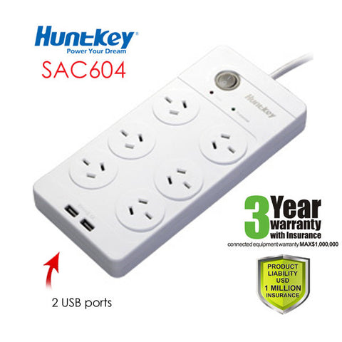 With 2 USB Ports, 3YR Warranty